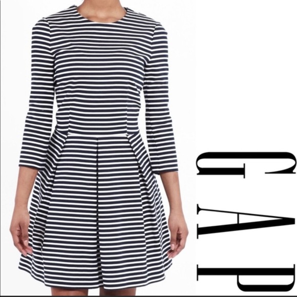 Gap Fit and Flare Striped Dress - Picture 5 of 5